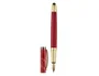 Belius Pluma y estuche Soiree color Art Deco granate y dorado con tinta azul