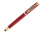 Belius Pluma y estuche Soiree color Art Deco granate y dorado con tinta azul