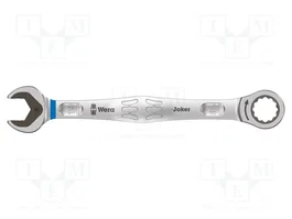WERA Llave plana-estriada con trinquete 19mm