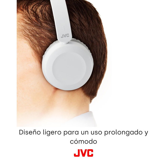 JVC HA-S31M-W Auriculares de Diadema con Micrófono - Blanco