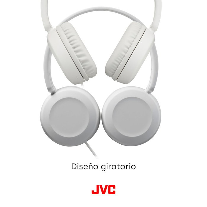 JVC HA-S31M-W Auriculares de Diadema con Micrófono - Blanco