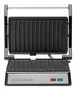 Orbegozo GR 3260 Grill Eléctrico de Contacto 1000W con Placas Abatibles 180º, Superficie 23x14.5cm, Bandeja Recoge Salsas y Asa Fría al Tacto