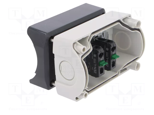 SCHNEIDER ELECTRIC Harmony XB5 Casete de Control 22mm con 2 Botones Planos SCHNEIDER ELECTRIC Harmony XB5 Casete de Control 22mm con 2 Botones Planos