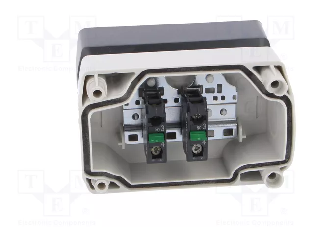 SCHNEIDER ELECTRIC Harmony XB5 Casete de Control 22mm con 2 Botones Planos SCHNEIDER ELECTRIC Harmony XB5 Casete de Control 22mm con 2 Botones Planos