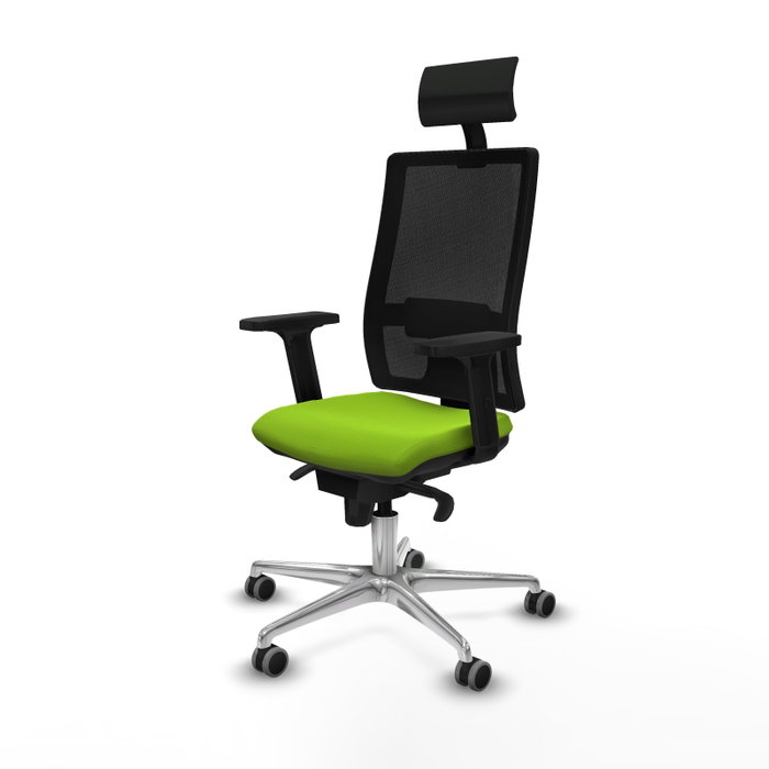 PIQUERAS Y CRESPO Silla de oficina Horna con mecanismo Sincro, Pistacho y Negro PIQUERAS Y CRESPO Silla de oficina Horna con mecanismo Sincro, Pistacho y Negro