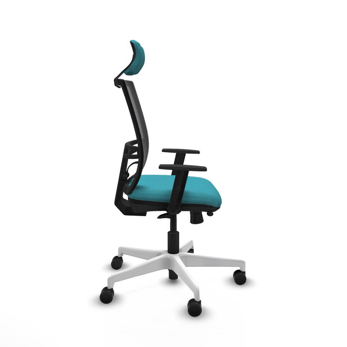 PIQUERAS Y CRESPO Silla de oficina Yunquera Turquesa y Negro PIQUERAS Y CRESPO Silla de oficina Yunquera Turquesa y Negro