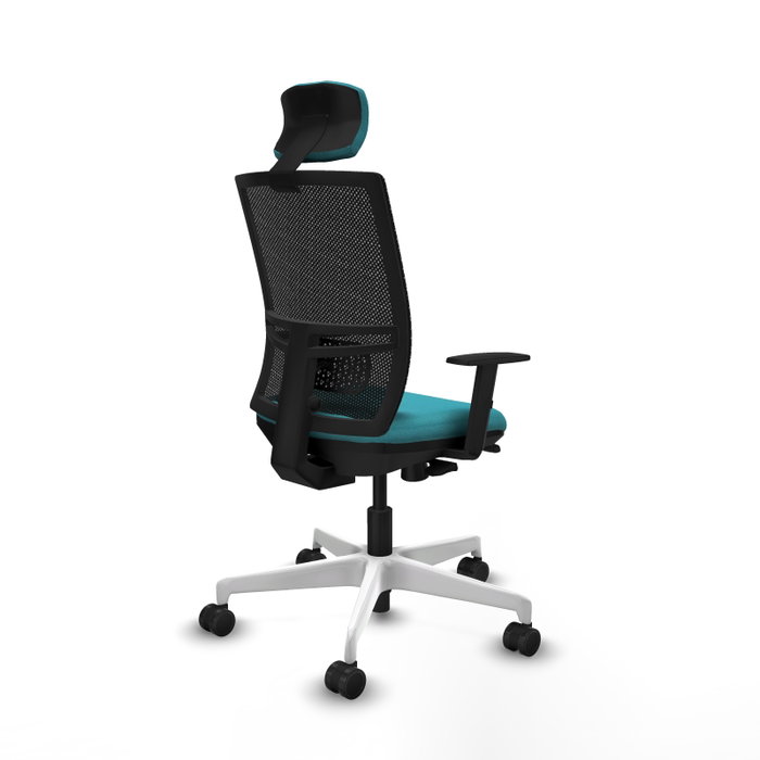 PIQUERAS Y CRESPO Silla de oficina Yunquera Turquesa y Negro PIQUERAS Y CRESPO Silla de oficina Yunquera Turquesa y Negro