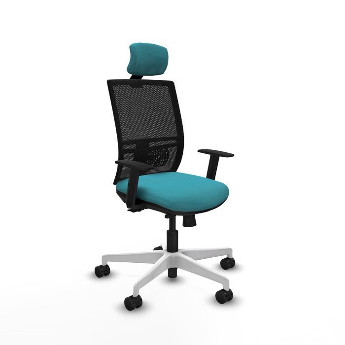 PIQUERAS Y CRESPO Silla de oficina Yunquera Turquesa y Negro PIQUERAS Y CRESPO Silla de oficina Yunquera Turquesa y Negro