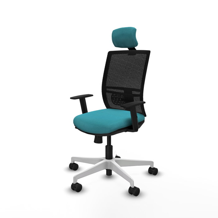 PIQUERAS Y CRESPO Silla de oficina Yunquera Turquesa y Negro PIQUERAS Y CRESPO Silla de oficina Yunquera Turquesa y Negro