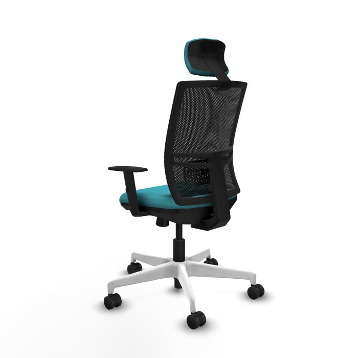 PIQUERAS Y CRESPO Silla de oficina Yunquera Turquesa y Negro PIQUERAS Y CRESPO Silla de oficina Yunquera Turquesa y Negro