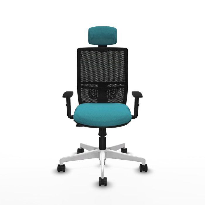 PIQUERAS Y CRESPO Silla de oficina Yunquera Turquesa y Negro PIQUERAS Y CRESPO Silla de oficina Yunquera Turquesa y Negro