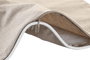 DKD Home Decor Funda Cojin 1 x 50 x 50 cm Marron Hojas Algodon Polyester