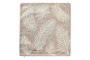 DKD Home Decor Funda Cojin 1 x 50 x 50 cm Marron Hojas Algodon Polyester