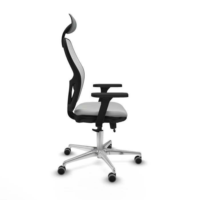 PIQUERAS Y CRESPO Silla de oficina Jorquera Gris claro y Blanco PIQUERAS Y CRESPO Silla de oficina Jorquera Gris claro y Blanco