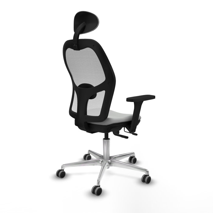 PIQUERAS Y CRESPO Silla de oficina Jorquera Gris claro y Blanco PIQUERAS Y CRESPO Silla de oficina Jorquera Gris claro y Blanco