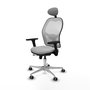 PIQUERAS Y CRESPO Silla de oficina Jorquera Gris claro y Blanco