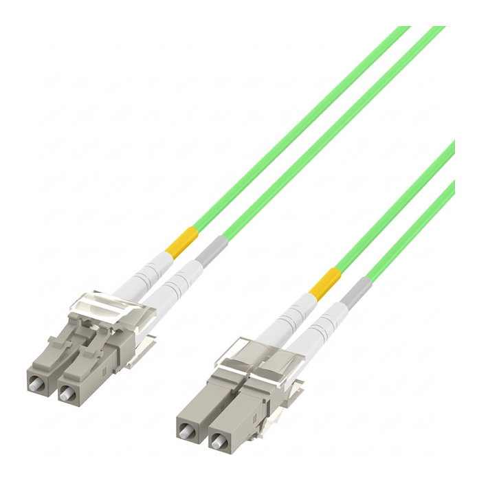 EFB Elektronik Cable de parcheo de fibra óptica Duplex LC-LC OM5 25m verde lima EFB Elektronik Cable de parcheo de fibra óptica Duplex LC-LC OM5 25m verde lima