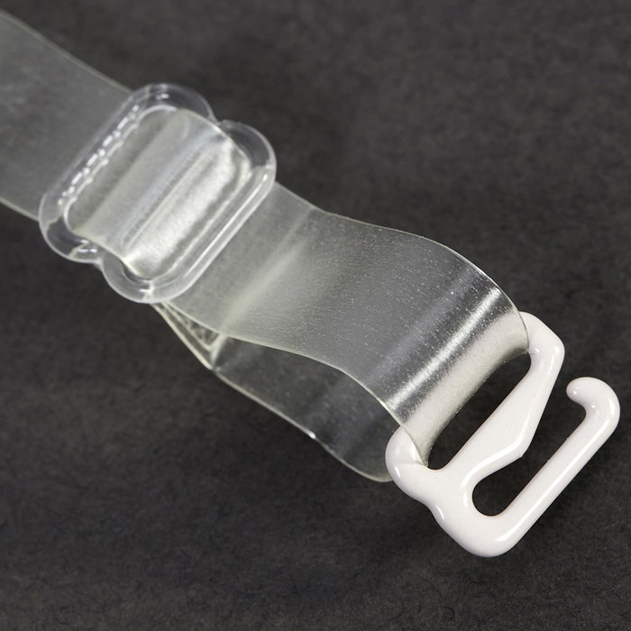 Cosmetic Club Juego de 4 Tirantes Sujetador Transparentes Ajustables Discretos y Confortables