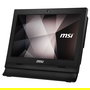 MSI PRO 16T 10M-228XDE PC Todo en Uno, Pantalla Táctil 15.6", Procesador Intel Celeron 5205U, 4GB RAM, 250GB SSD, Color Negro