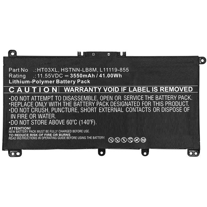 CoreParts Batería para HP de 38.76Wh, 11.4V 3400mAh CoreParts Batería para HP de 38.76Wh, 11.4V 3400mAh