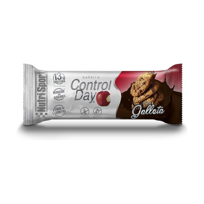 Barrita Nutrisport Control Day Galleta 44 g - Complemento Alimenticio Barrita Nutrisport Control Day Galleta 44 g - Complemento Alimenticio
