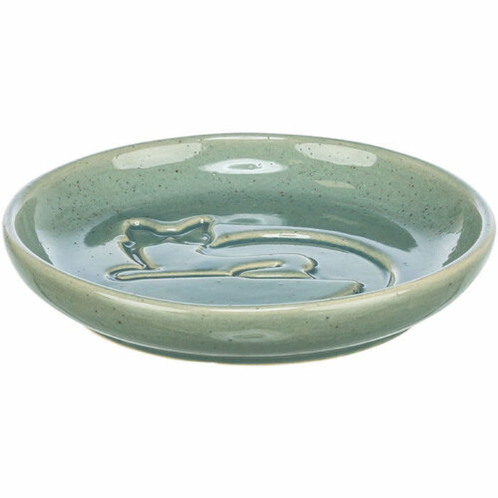 Comedero para Gato Trixie Azul Cerámica Ø 14,5 cm