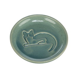 Comedero para Gato Trixie Azul Cerámica Ø 14,5 cm