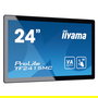 iiyama TF2415MC-B2 - Monitor táctil multitouch profesional de 23.8" (60.5 cm), Full HD 1920x1080, panel VA, HDMI, DisplayPort, USB, IP65