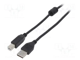 GEMBIRD Cable USB 2.0 de 3m con conectores USB A a USB B