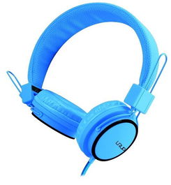 MARVO Auricular Retro con Conector Jack 3.5mm - Color Azul