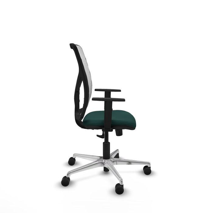 PIQUERAS Y CRESPO Silla de oficina Motilla con mecanismo Sincro, Verde botella y Blanco PIQUERAS Y CRESPO Silla de oficina Motilla con mecanismo Sincro, Verde botella y Blanco