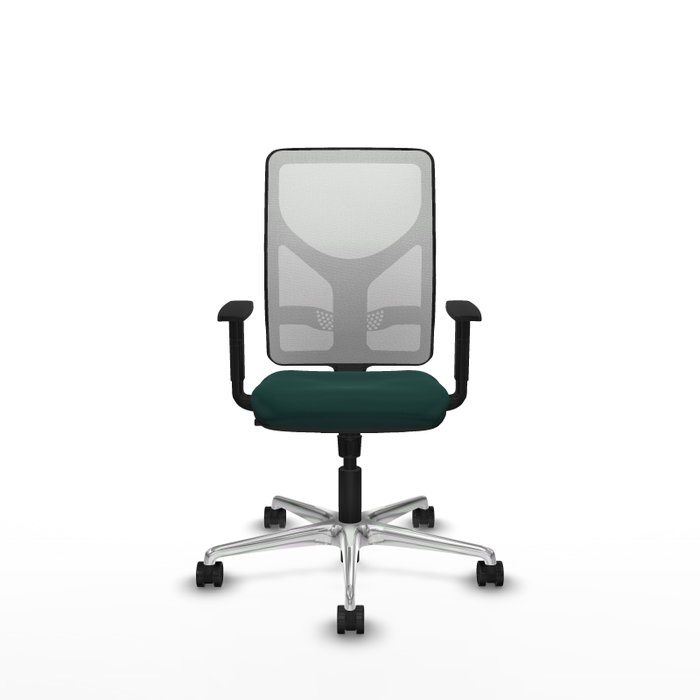 PIQUERAS Y CRESPO Silla de oficina Motilla con mecanismo Sincro, Verde botella y Blanco PIQUERAS Y CRESPO Silla de oficina Motilla con mecanismo Sincro, Verde botella y Blanco