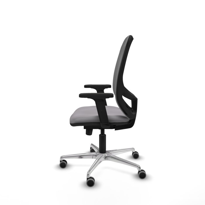 PIQUERAS Y CRESPO Silla de oficina Cilanco con mecanismo Sincro/Traslack Gris