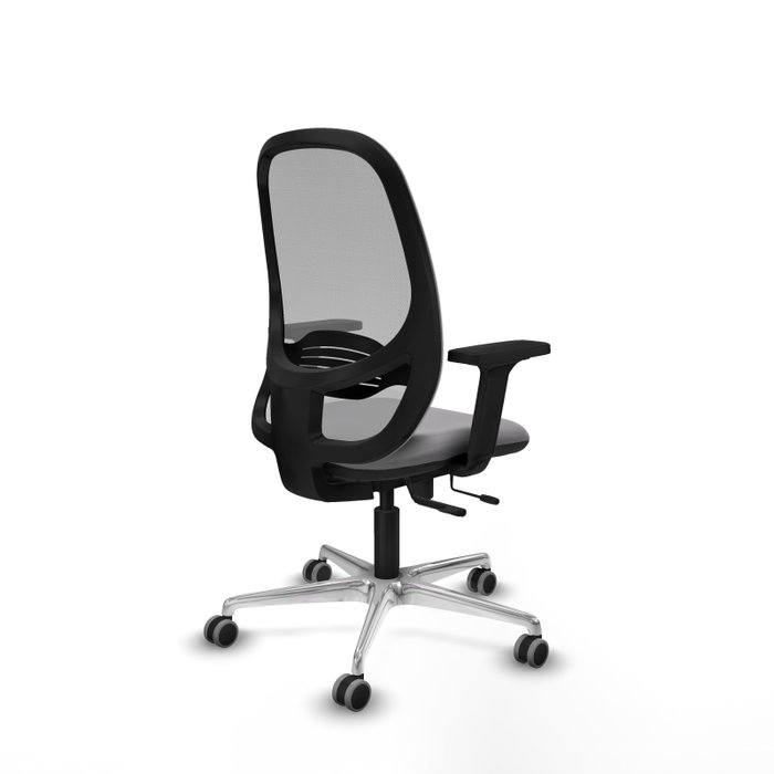 PIQUERAS Y CRESPO Silla de oficina Cilanco con mecanismo Sincro/Traslack Gris