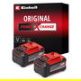 Einhell PXC Twinpack - Pack de 2 Baterías de Ión-Litio 18V 5.2Ah recargables - Compatible herramientas Einhell Power-X-Change