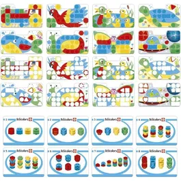 Educa Articolors Juego Educativo de Apilamiento de Fichas de Colores y Formas Geométricas para Niños a Partir de 2 Años EDU8412668201699