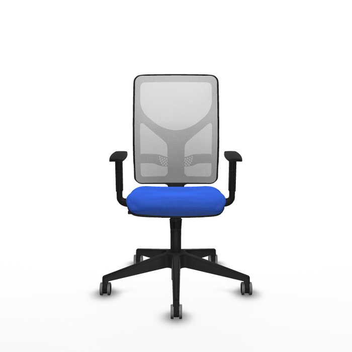 PIQUERAS Y CRESPO Silla de oficina Motilla con mecanismo Sincro, Azul y Blanco PIQUERAS Y CRESPO Silla de oficina Motilla con mecanismo Sincro, Azul y Blanco