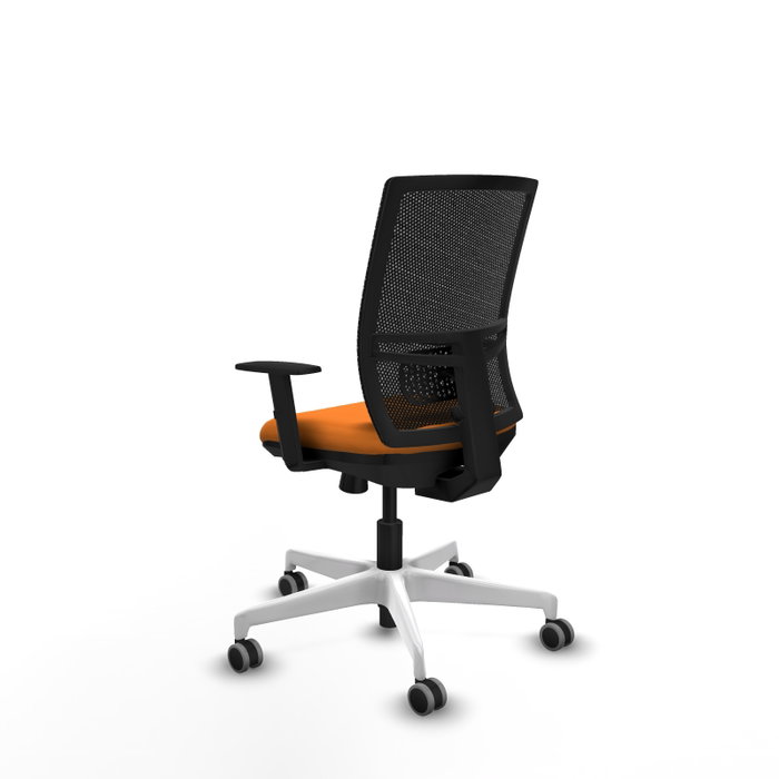 PIQUERAS Y CRESPO Silla de oficina Yunquera Naranja y Negro