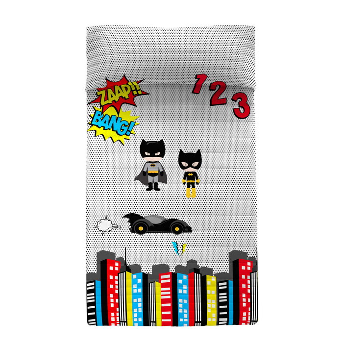 Colcha HappyFriday Mr Fox Multicolor 180 x 260 cm Batman Colcha HappyFriday Mr Fox Multicolor 180 x 260 cm Batman