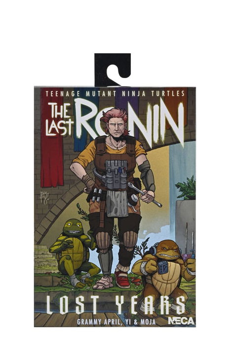 Tortugas Ninja (The Last Ronin The Lost Years) Figura Synja Grammy April with Baby Yi & Moja 18 cm