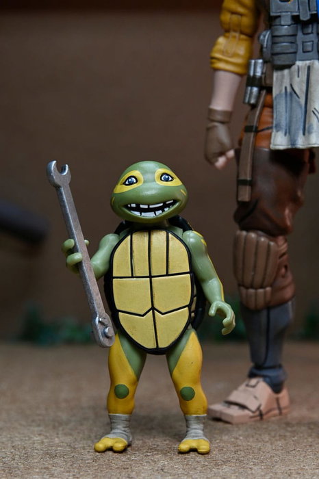 Tortugas Ninja (The Last Ronin The Lost Years) Figura Synja Grammy April with Baby Yi & Moja 18 cm