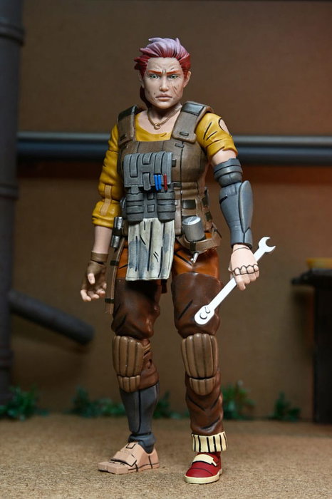 Tortugas Ninja (The Last Ronin The Lost Years) Figura Synja Grammy April with Baby Yi & Moja 18 cm