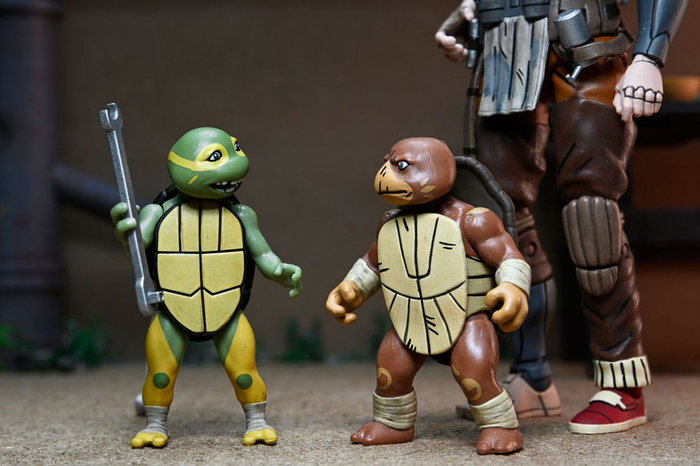Tortugas Ninja (The Last Ronin The Lost Years) Figura Synja Grammy April with Baby Yi & Moja 18 cm