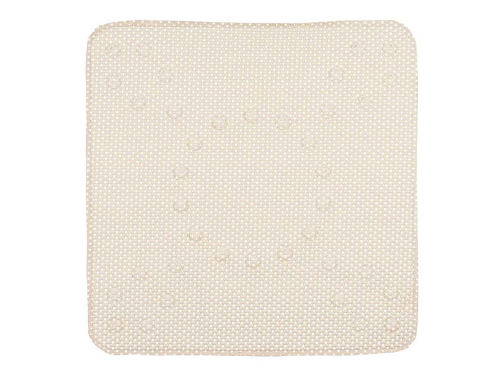 Berilo Alfombra Baño Antideslizante Goma Plástico PVC Beis 53x6.5x6.5 cm (Set de 6)