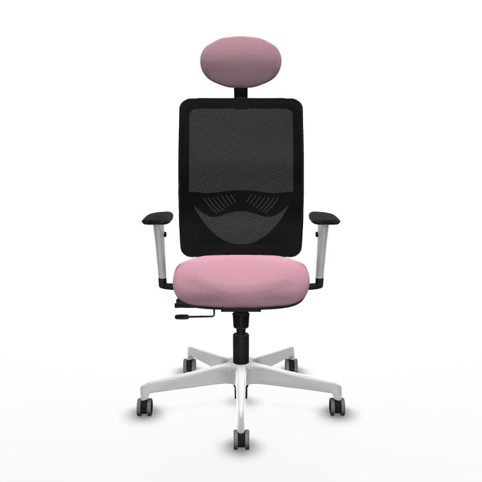 PIQUERAS Y CRESPO Silla de oficina Zulema Rosa y Negro
