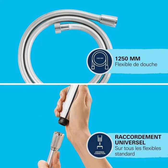 Grohe Set de ducha de 1 chorro con soporte de pared