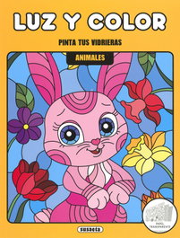SUSAETA EDICIONES Pinta tus vidrieras: Animales