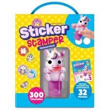 IMAGILAND Sticker Stamper Unicornios
