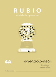 RUBIO Cuaderno A5 Operaciones y Problemas Nº 4A - Divisiones por Varias Cifras (+9 años)