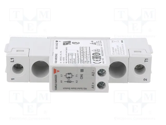 CARLO GAVAZZI RGS1A60D25KKE Relé de semiconductor monofásico CARLO GAVAZZI RGS1A60D25KKE Relé de semiconductor monofásico